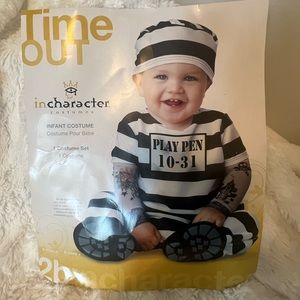 Inmate/ jailbird/ prisoner Halloween costume